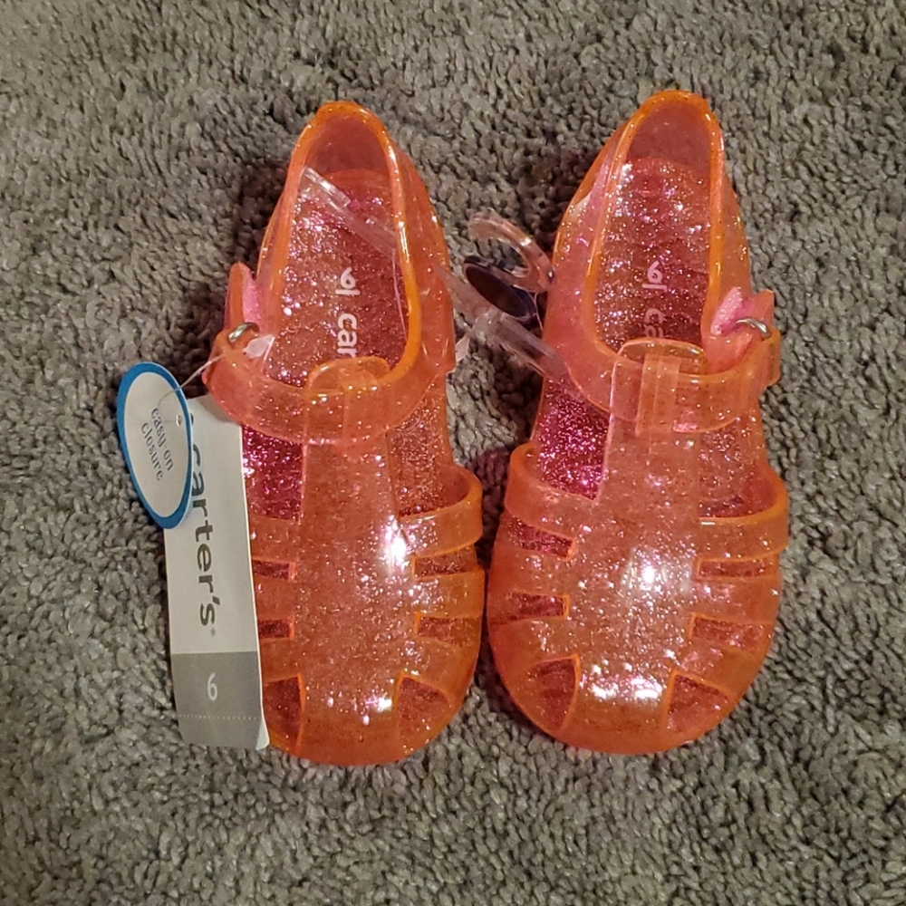 Carters Toddler Girl Size 6 Jelly Sandal Shoe